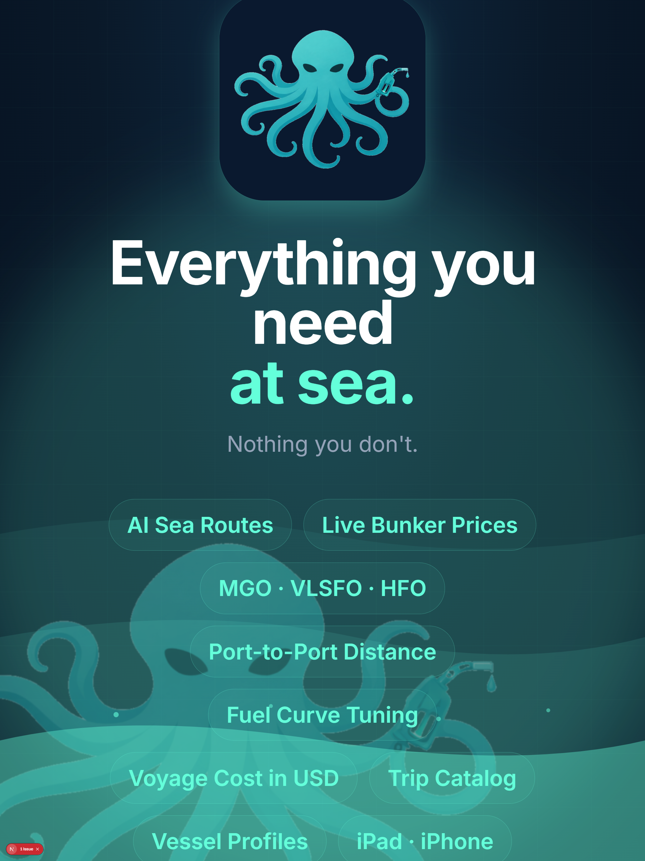 Everything you need at sea